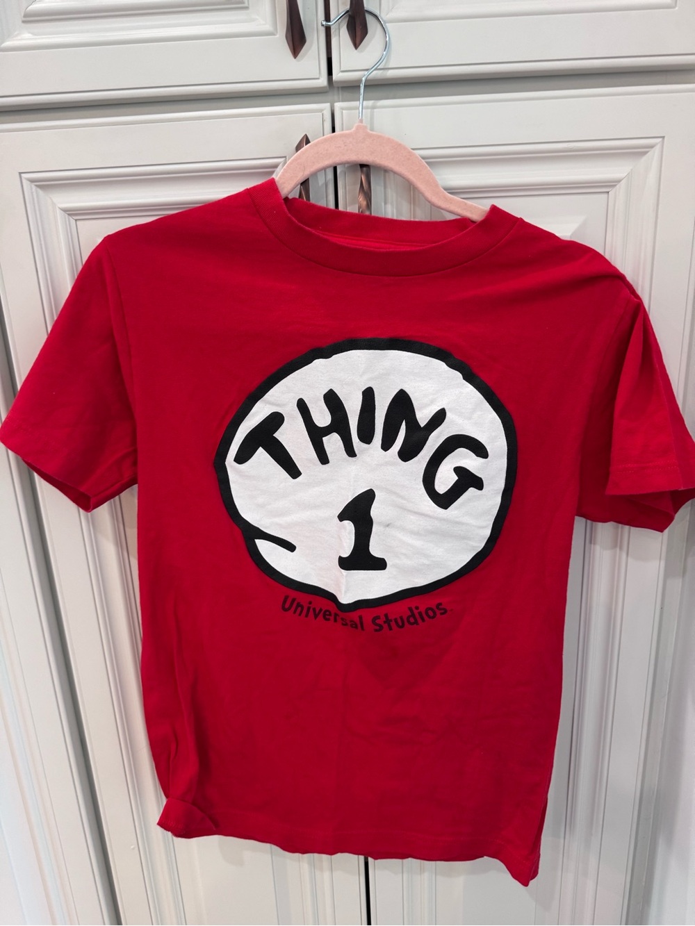 Universal Red "Thing 1" Kids Graphic Tee